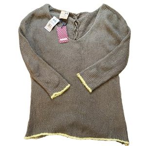 Tommy Girl Oversize Knit Pullover Tie Back Sweater